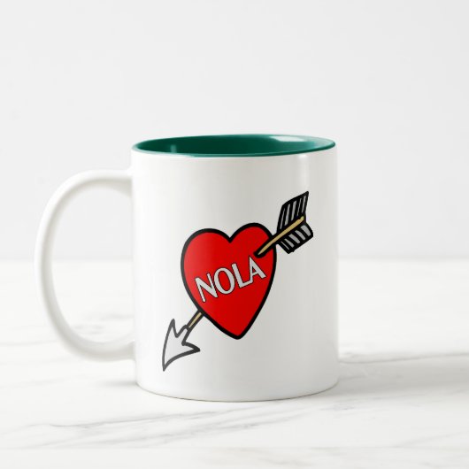 NOLa Heart Tweekleurige Koffiemok (Links)