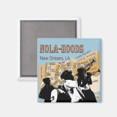 Nola Hoods Brass Band Magneet (Voorkant / Achterkant)