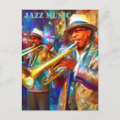 NOLA JAZZ FEST BRIEFKAART (Voorkant)