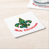 Nola Kerstmis Kartonnen Onderzetters (Schuin)