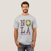 NOLA King Cake T-shirt (Voorkant volledig)