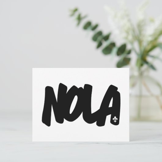 NOLA Letters Briefkaart (Staand voorkant)