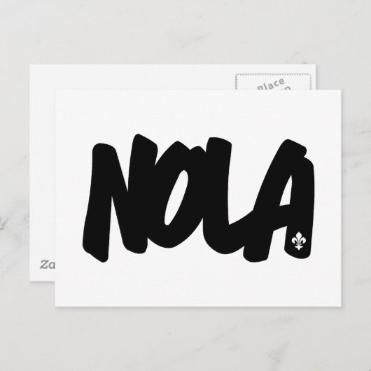 NOLA Letters Briefkaart (Voorkant / Achterkant)