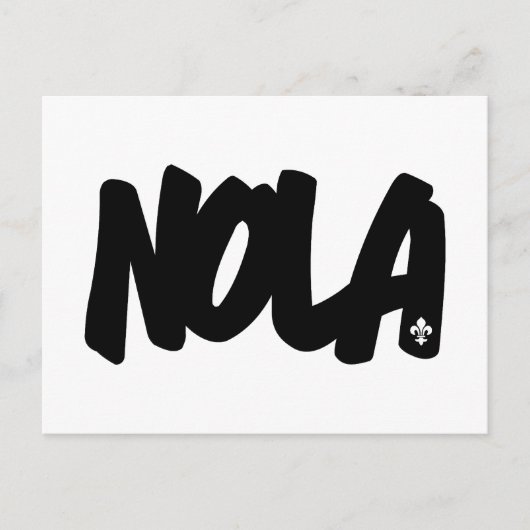 NOLA Letters Briefkaart (Voorkant)