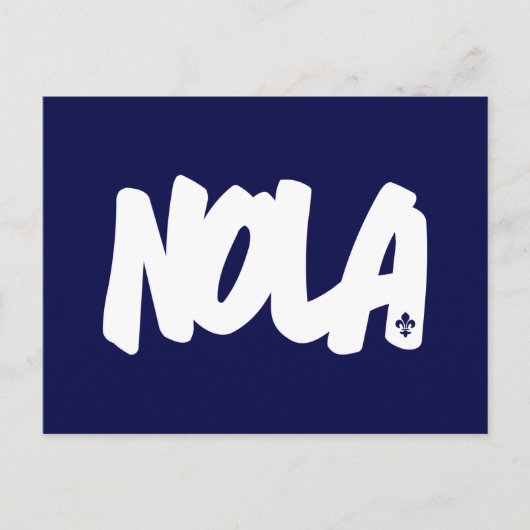 NOLA Letters Briefkaart (Voorkant)
