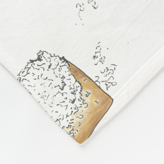 NOLA Louisiana New Orleans Beignet Pastry Foodie Fleece Deken (Hoek)