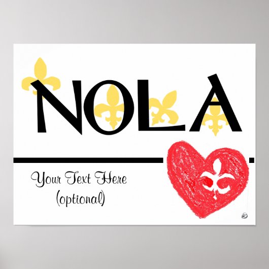 NOLA Love de Lis poster (Voorkant)
