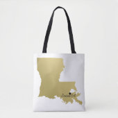 NOLA MADE|LOUISIANA PROUD Canvas tas (Voorkant)