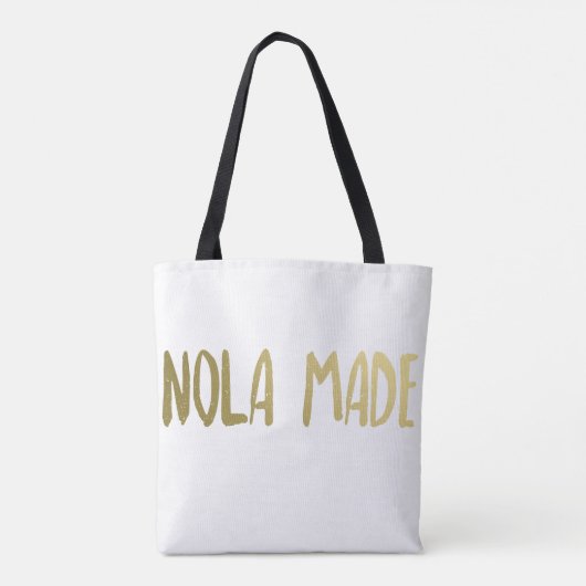 NOLA MADE|LOUISIANA PROUD Canvas tas (Achterkant)