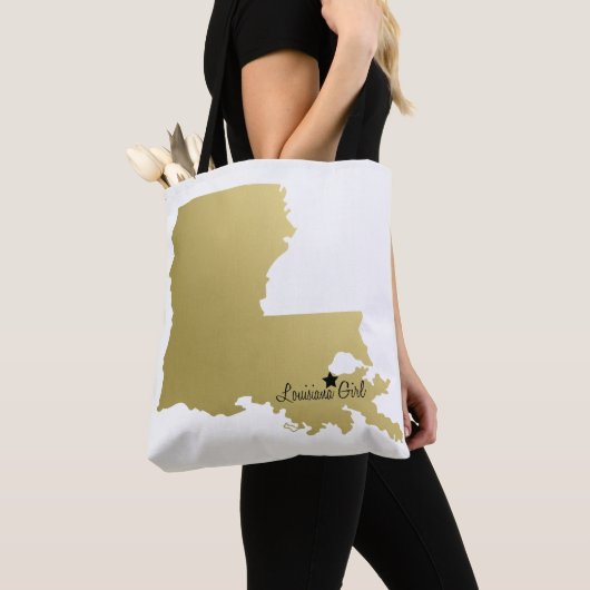 NOLA MADE|LOUISIANA PROUD Canvas tas (Dichtbij)