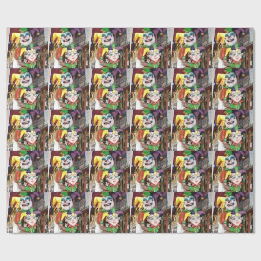 NOLA Mardi Gras Cadeaupapier (Vlak)