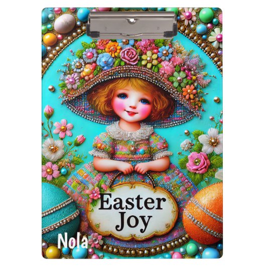 NOLA ~ MEISJE Eieren ~ Klembord (Voorkant)