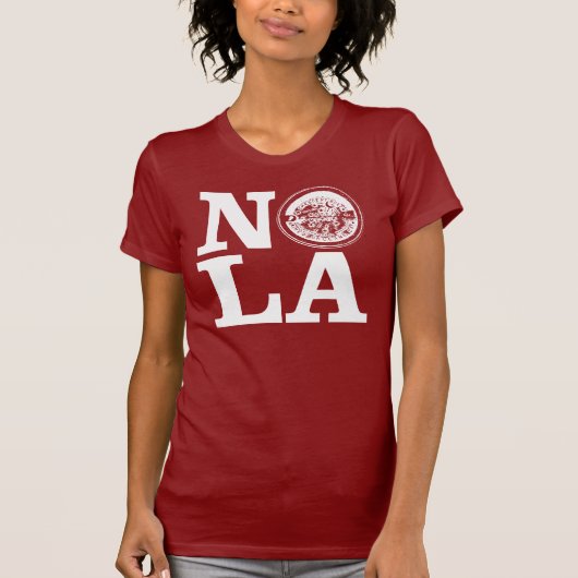 NOLA met Hoesje Meter T-shirt (Voorkant)