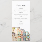 NOLA New Orleans Bourbon Street Menu-kaarten Menu (Voorkant)