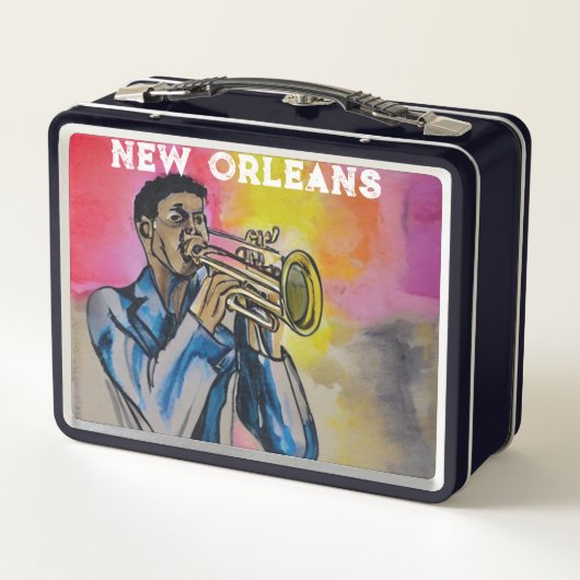 NOLA New Orleans Jazz Trumpeter (Achterkant)