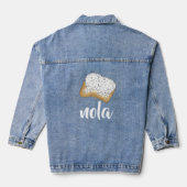 NOLA New Orleans Louisiana Beignet Pastry Denim Jacket (Achterkant)