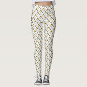 NOLA New Orleans Louisiana Mardi Gras Big Easy Leggings (Voorkant)
