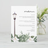 NOLA New Orleans Magnolia 5x7" Het menu Eat (Staand voorkant)