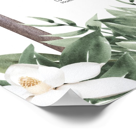 NOLA | New Orleans Magnolia Bourbon Street Seat Poster (Hoek)