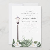NOLA New Orleans Magnolia Wedding Shower Invitatio Kaart (Voorkant)