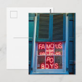 NOLA Poboys Briefkaart (Voorkant / Achterkant)