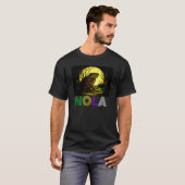 Nola Saying New Orleans Mardi Gras Nutria Rat  2 T-shirt (Voorkant volledig)
