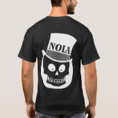 Nola Skull in de hoge hoed T-shirt (Achterkant)