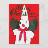 Nola Snowman Card Feestdagenkaart (Voorkant)