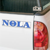 NOLA Tegels Fleur Bumpersticker (Op Truck)