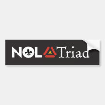 NOLA Triad bumpersticker