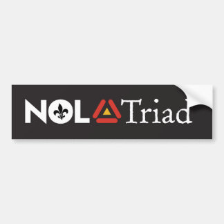 NOLA Triad bumpersticker