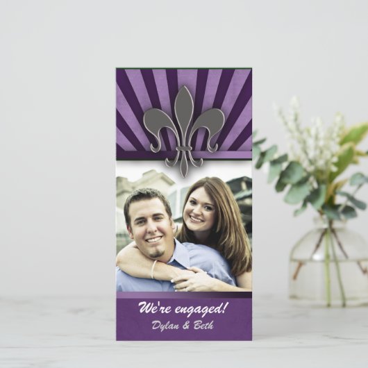 NOLA-verloving Aankondiging (Staand voorkant)