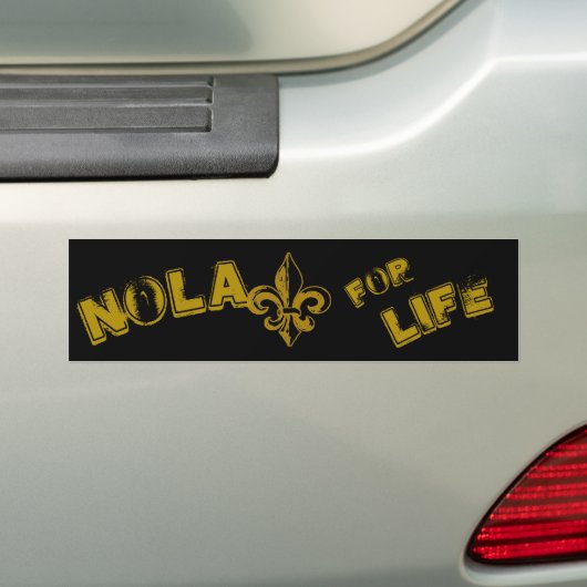 NOLA voor de Bumpersticker van het Leven (Op auto)