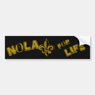 NOLA voor de Bumpersticker van het Leven