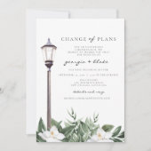 NOLA Watercolor Magnolia's Huwelijksplanwijziging Kaart (Voorkant)