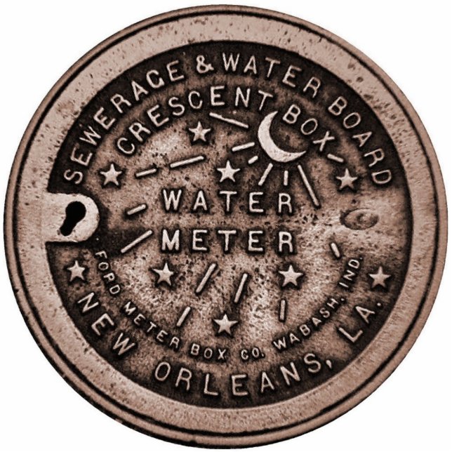 NOLa Watermeter Hoesje Staand Fotobeeldje (Voorkant)