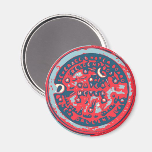 Nola watermeter magneet (Voorkant / Achterkant)