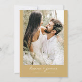 NOLA Waterverf New Orleans Bourbon Street Wedding Kaart (Achterkant)