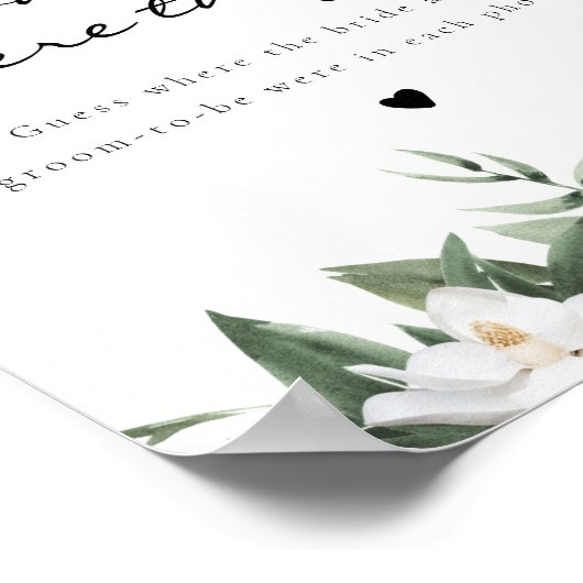 NOLA Where Were They Bruidsuitnodigingsfeestspel P Poster (Hoek)