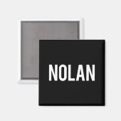 Nolan - Cool New Funny Name Fan Gift Tee  Magneet (Voorkant / Achterkant)