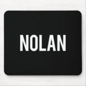 Nolan - Cool New Funny Name Fan Gift Tee  Muismat (Voorkant)