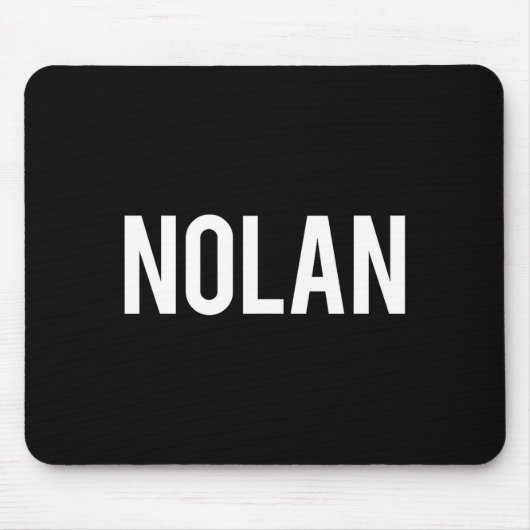 Nolan - Cool New Funny Name Fan Gift Tee Muismat (Voorkant)