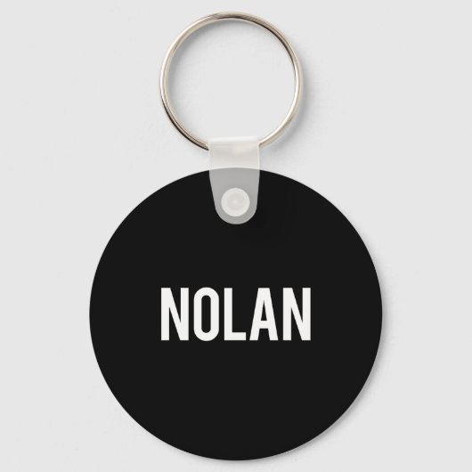 Nolan - Cool New Funny Name Fan Gift Tee Sleutelhanger (Voorkant)