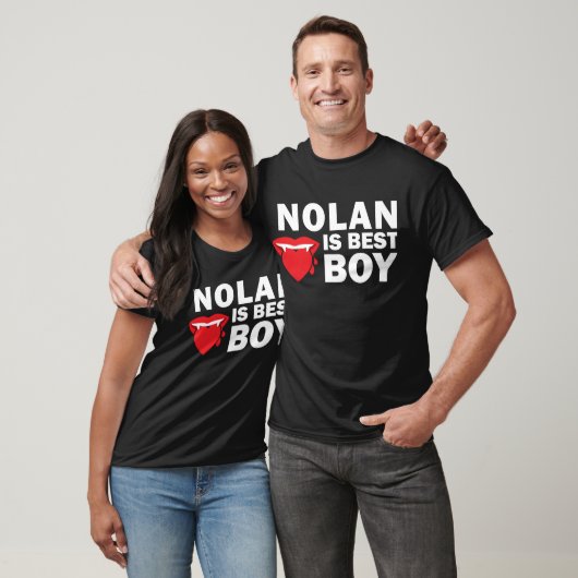 Nolan is Best Boy Dark T-Shirt (Unisex)