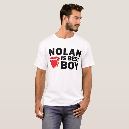 Nolan is Best Boy Light T-Shirt (Voorkant volledig)