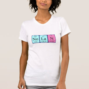 Nolan periodiek table name shirt