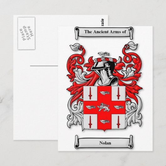 Nolan wapenstilstand briefkaart (Voorkant / Achterkant)