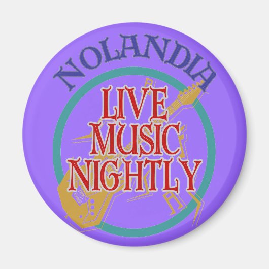 Nolandia Live Music Magneet (Voorkant)