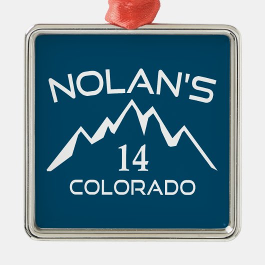Nolan's 14 Colorado Metalen Ornament (Voorkant)