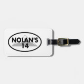 Nolan's 14 Colorado Oval Bagagelabel (Voorkant horizontaal)